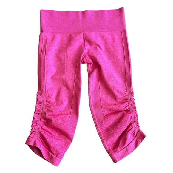 Lululemon In The Flow Crop II Leggings Heathered Jewelled Magenta Pink Size 8 - Picture 2 of 8